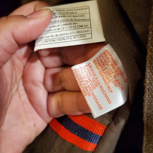 Men's Canvas Moto Jacket, size Medium - Picture 5 of 6